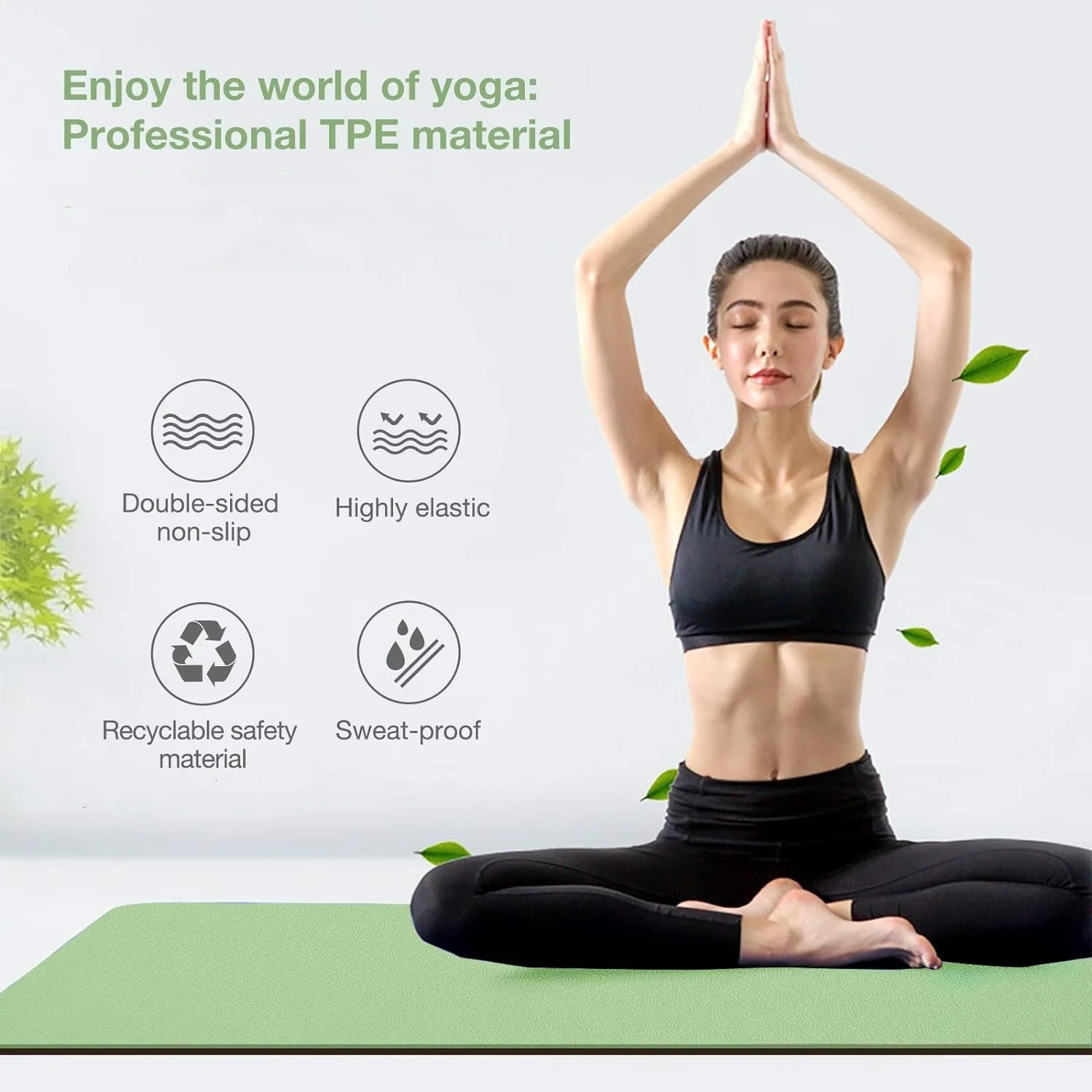 Gymnastics Mat Thick - La estera de yoga TPE es