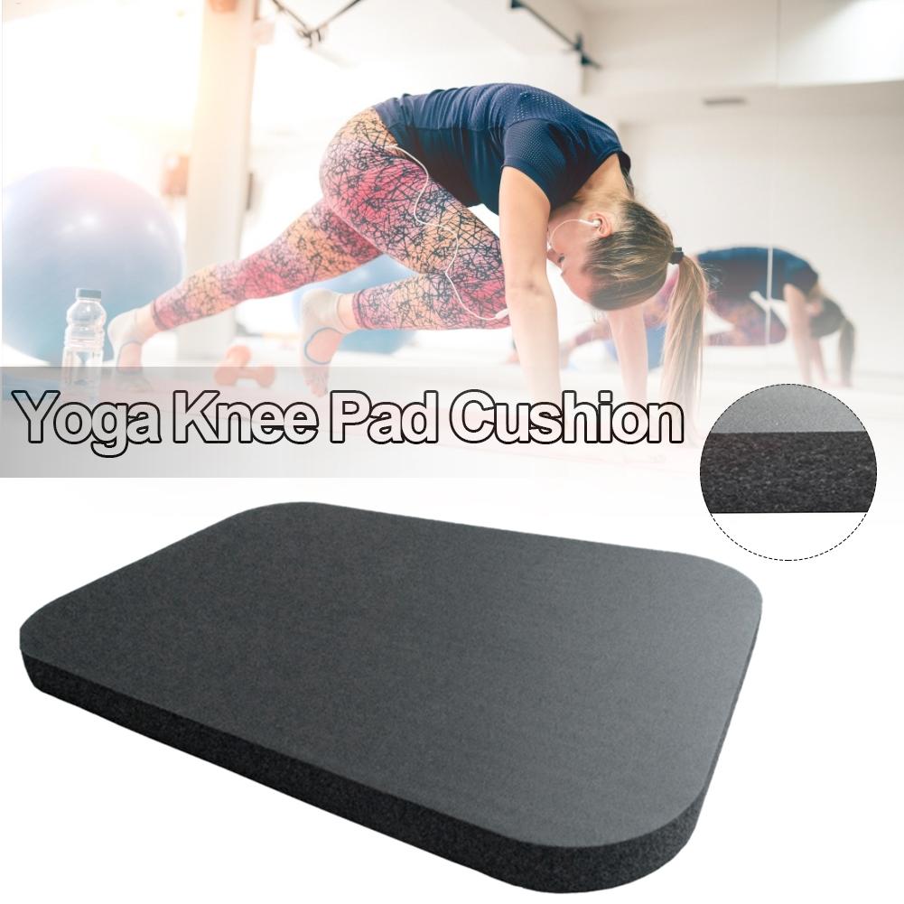 Gymnastics Mat Thick - Almohadilla negra para rodillas de yoga,