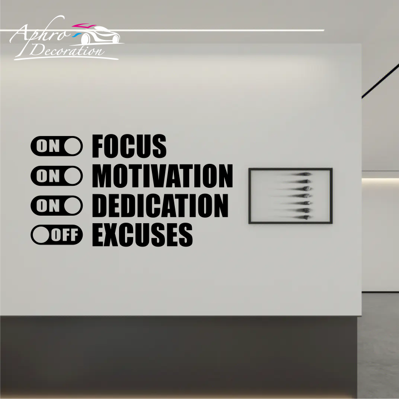 Home Gym Quotes - Pegatina de vinilo decorativa para pared