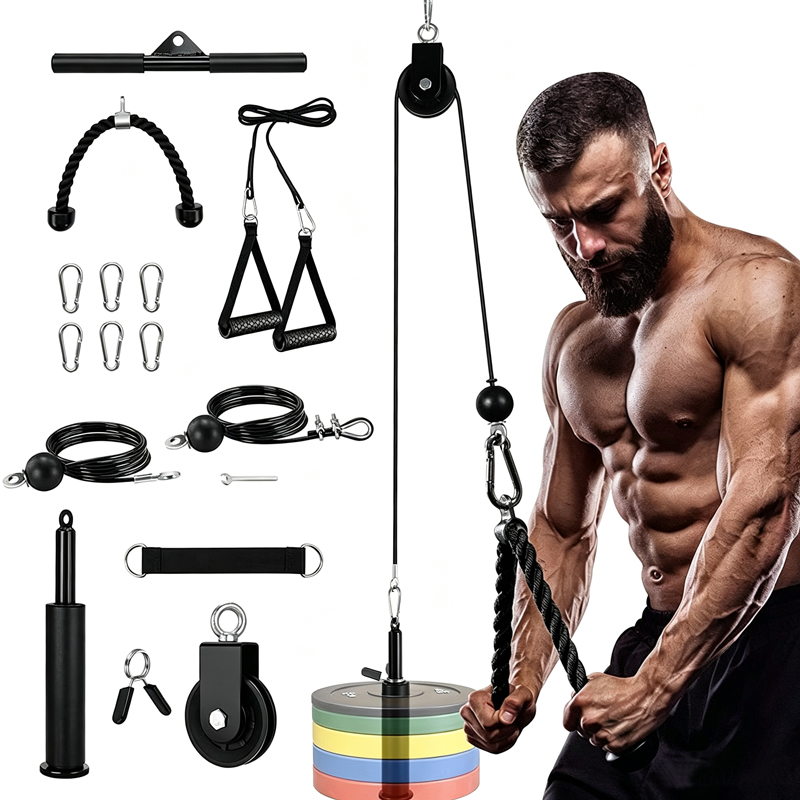 Home Gym Diy Pulley System - Kit Completo de Gimnasio en Casa,