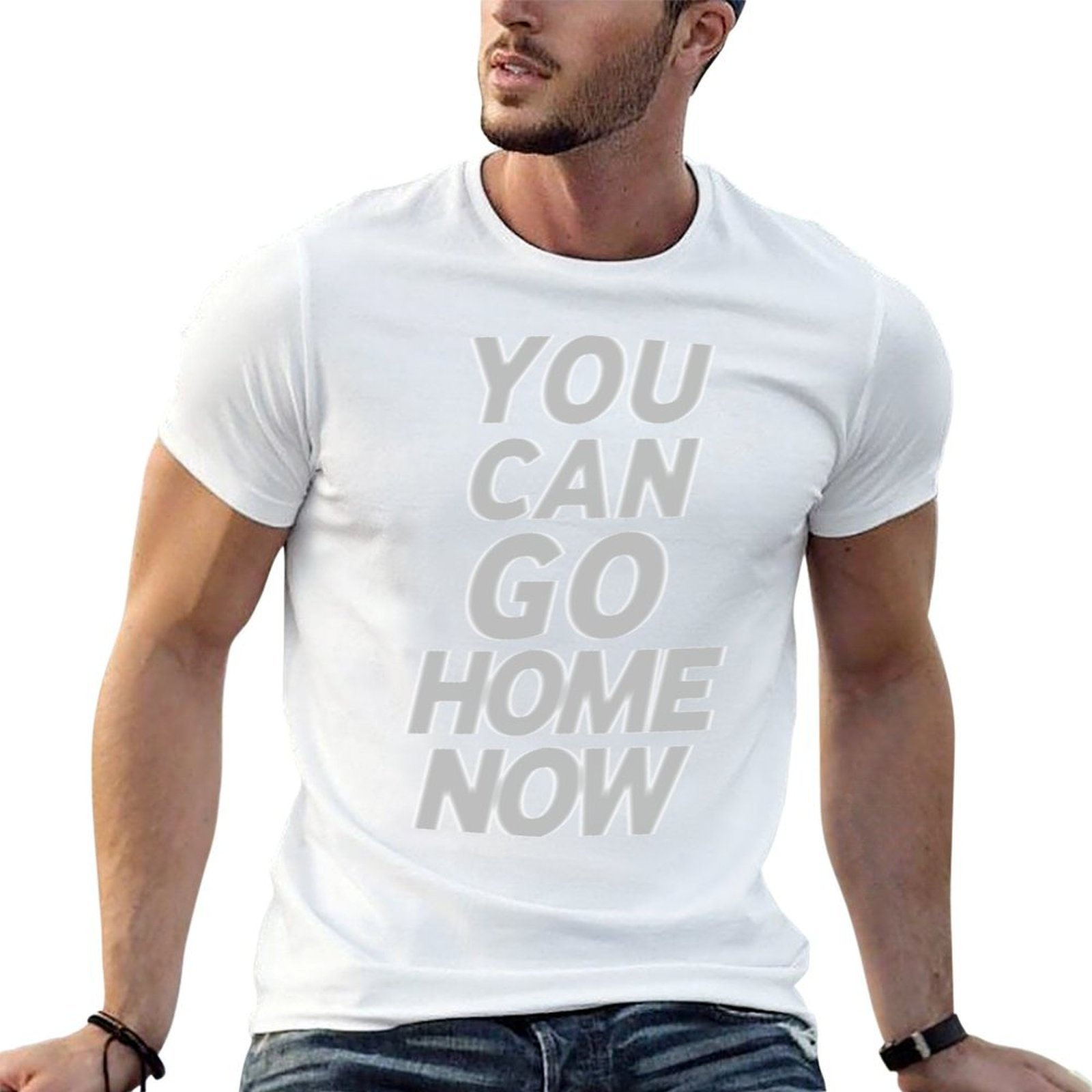 Home Gym Quotes - Camiseta con diseño de cita motivacional
