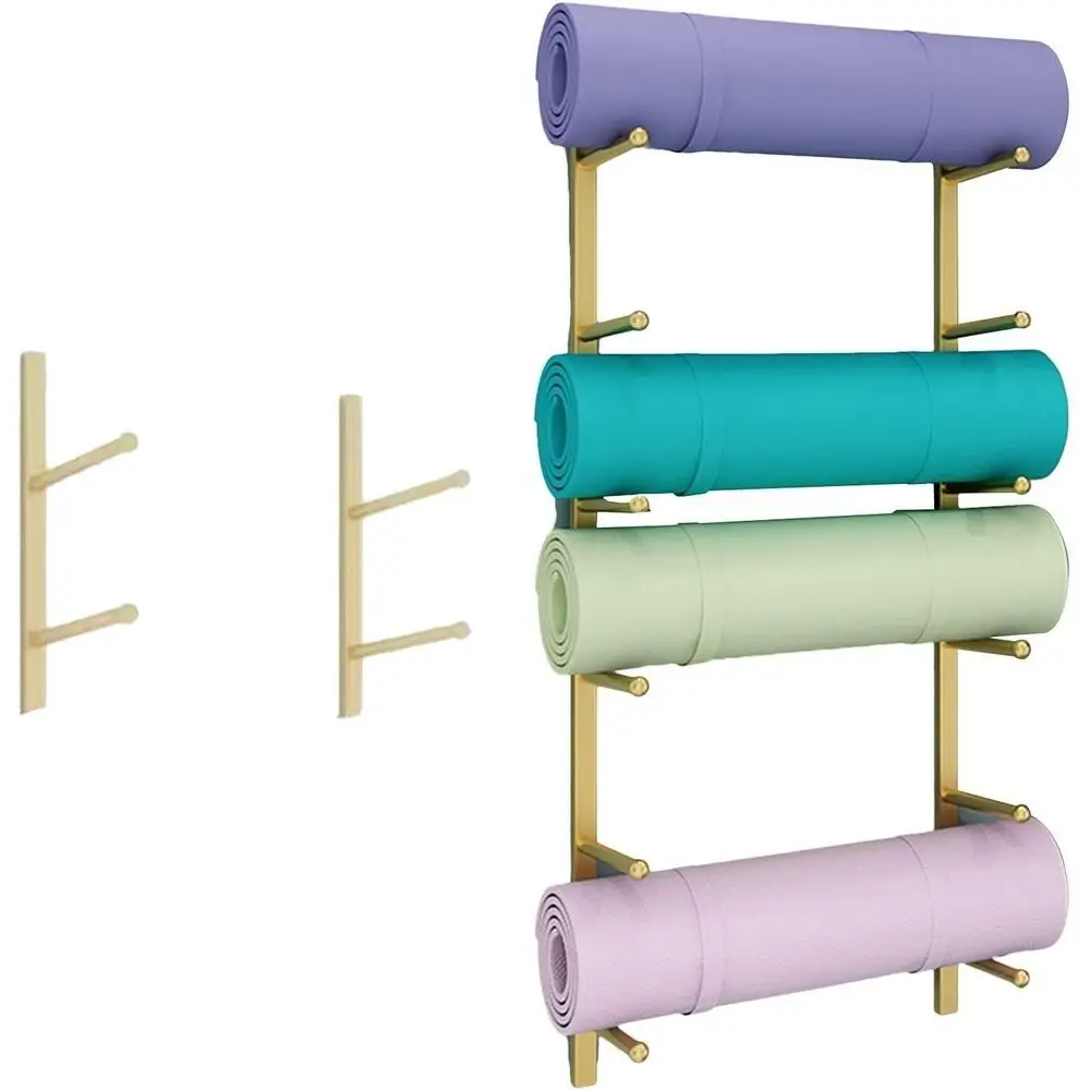 Home Gym Yoga Storage - Soporte Metálico de Pared para Gimnasio