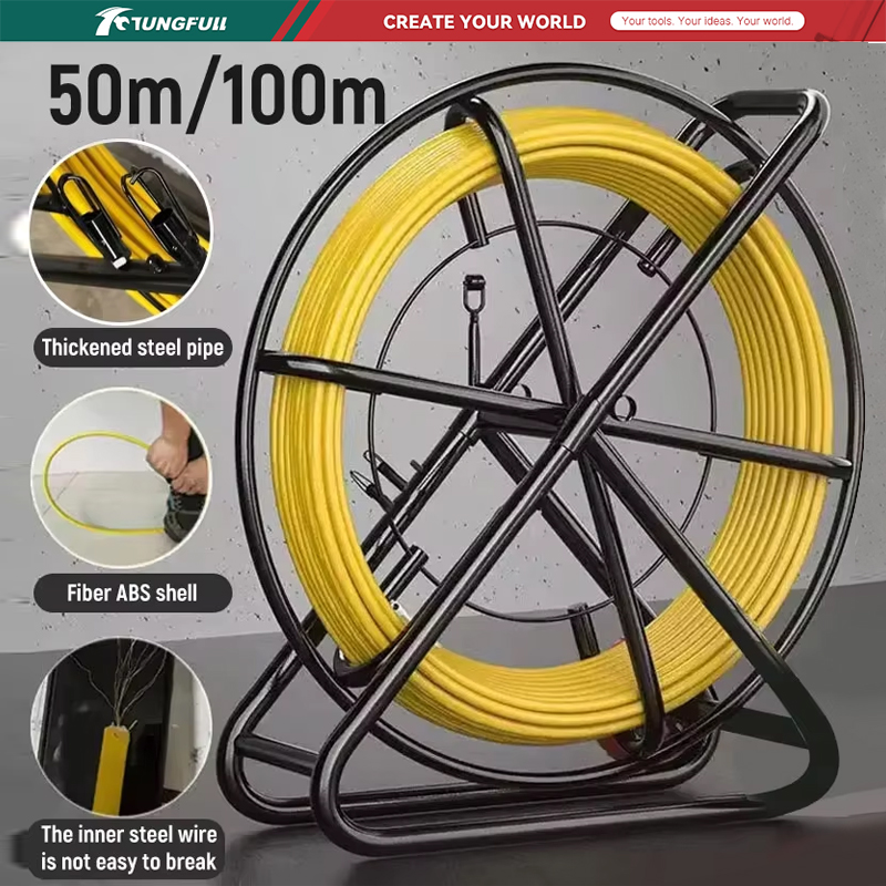 Cable Pulley System - TUNGFULL 50M 100M Herramienta de Tracción