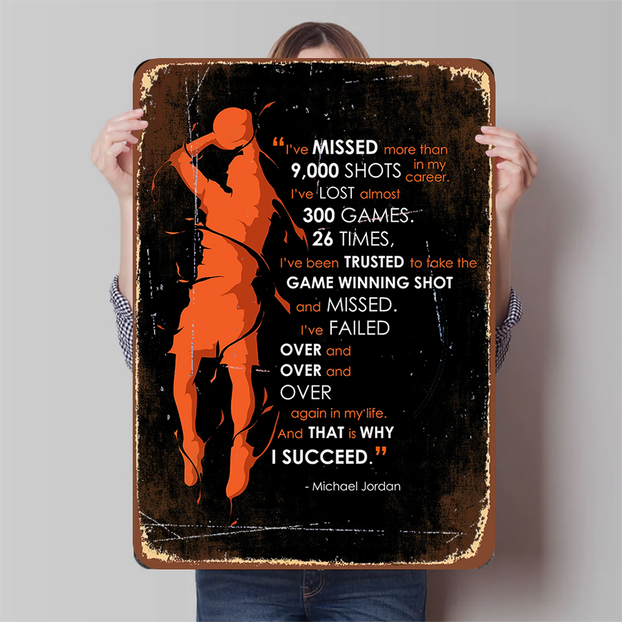 Home Gym Quotes - Michael Jordan Cita inspiradora Arte de