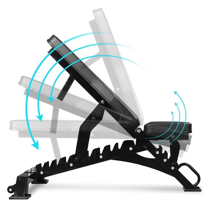 Home Gym Foldable - Banco de pesas ajustable de metal