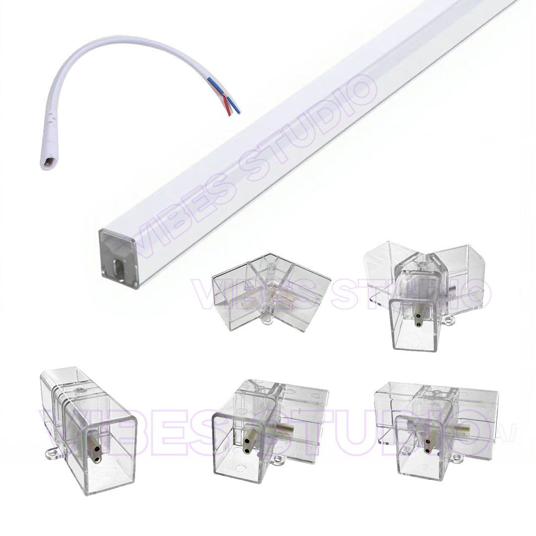Home Gym Youtube - Luz LED hexagonal de 6500K, lámpara
