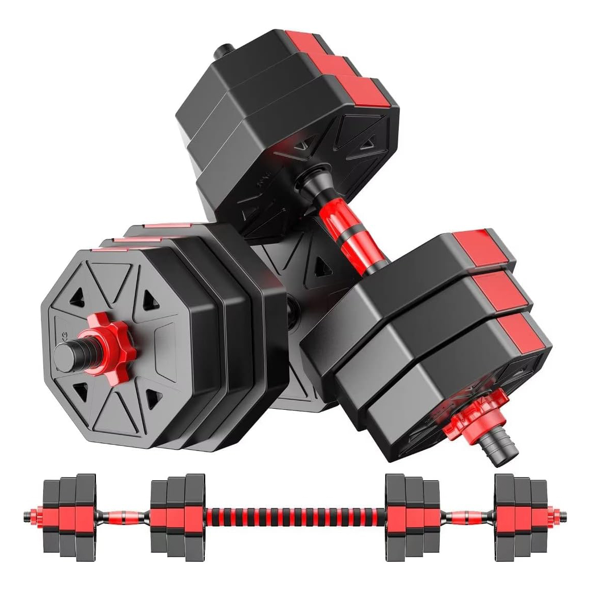 Home Gym Outfit - Juego de ejercicios con mancuernas ajustables