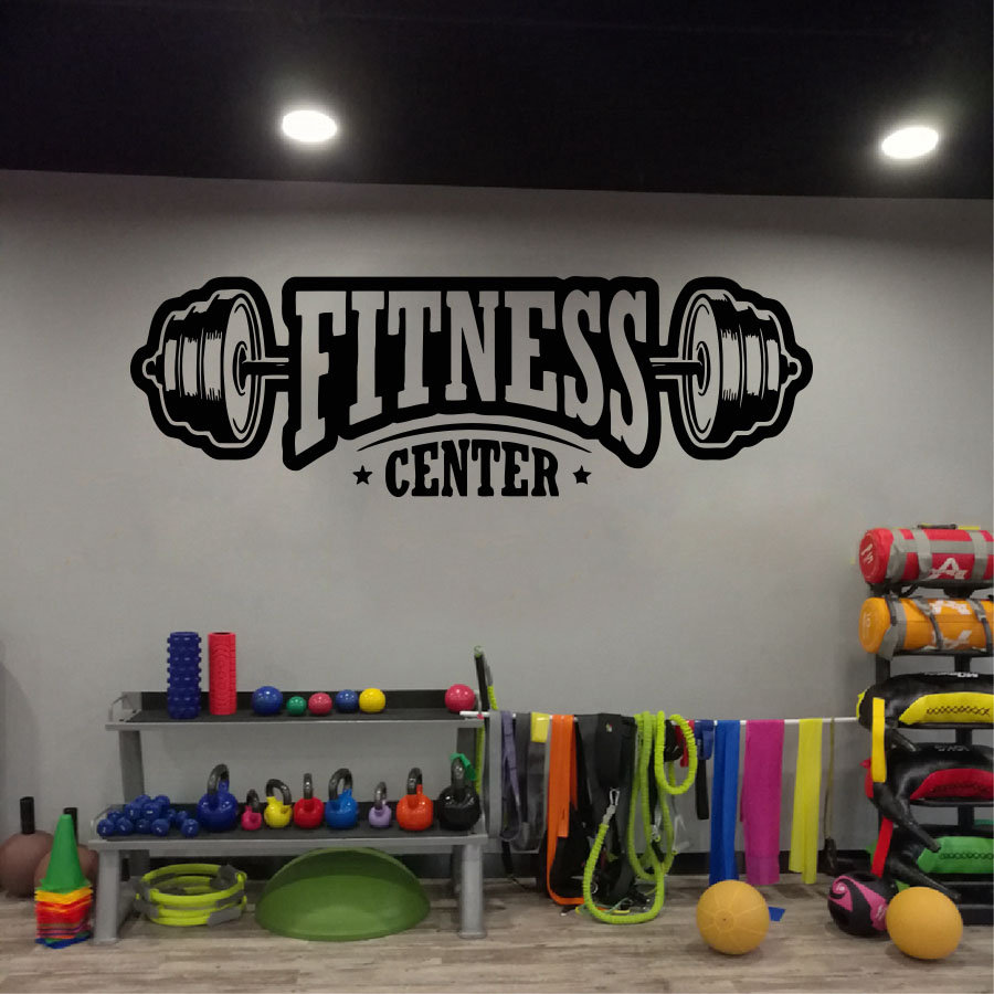 Home Gym Furniture - Calcomanía de vinilo para decoración de