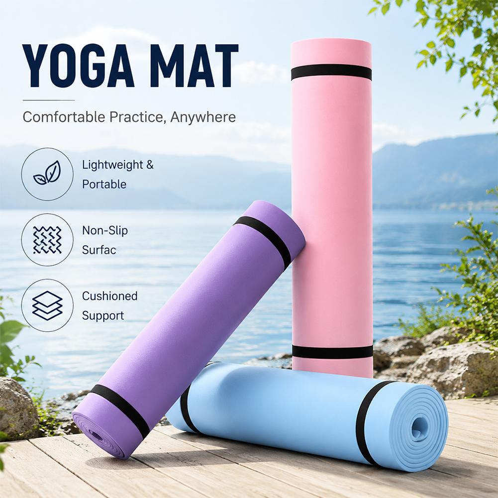 Gymnastics Mat Thick - Esterilla de Yoga gruesa antideslizante, colchoneta