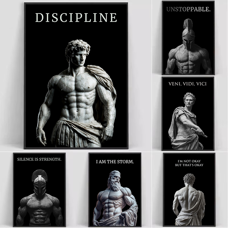Home Gym Quotes - Póster de Lona con Citas Motivacionales