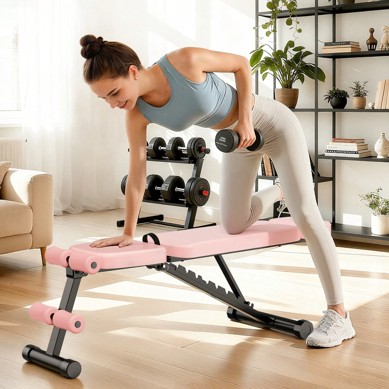 Home Gym Foldable - Banco de Pesas Ajustable de 9