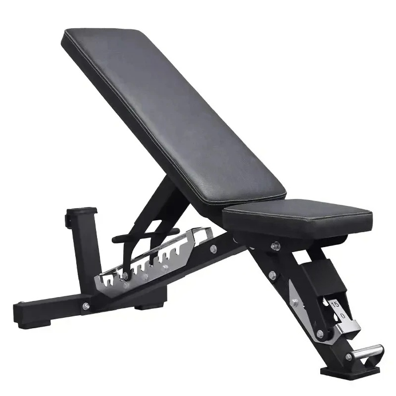 Home Gym Foldable - Banco plegable con mancuernas ajustables: práctico