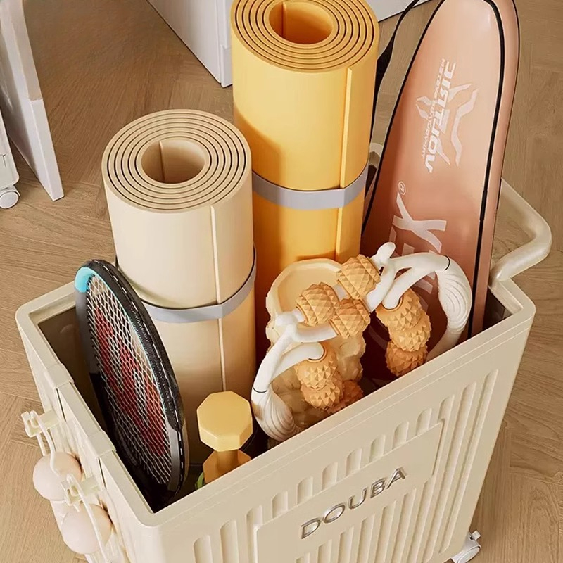 Caja de almacenamiento de equi - Home Gym Yoga Storage reseña y precio
