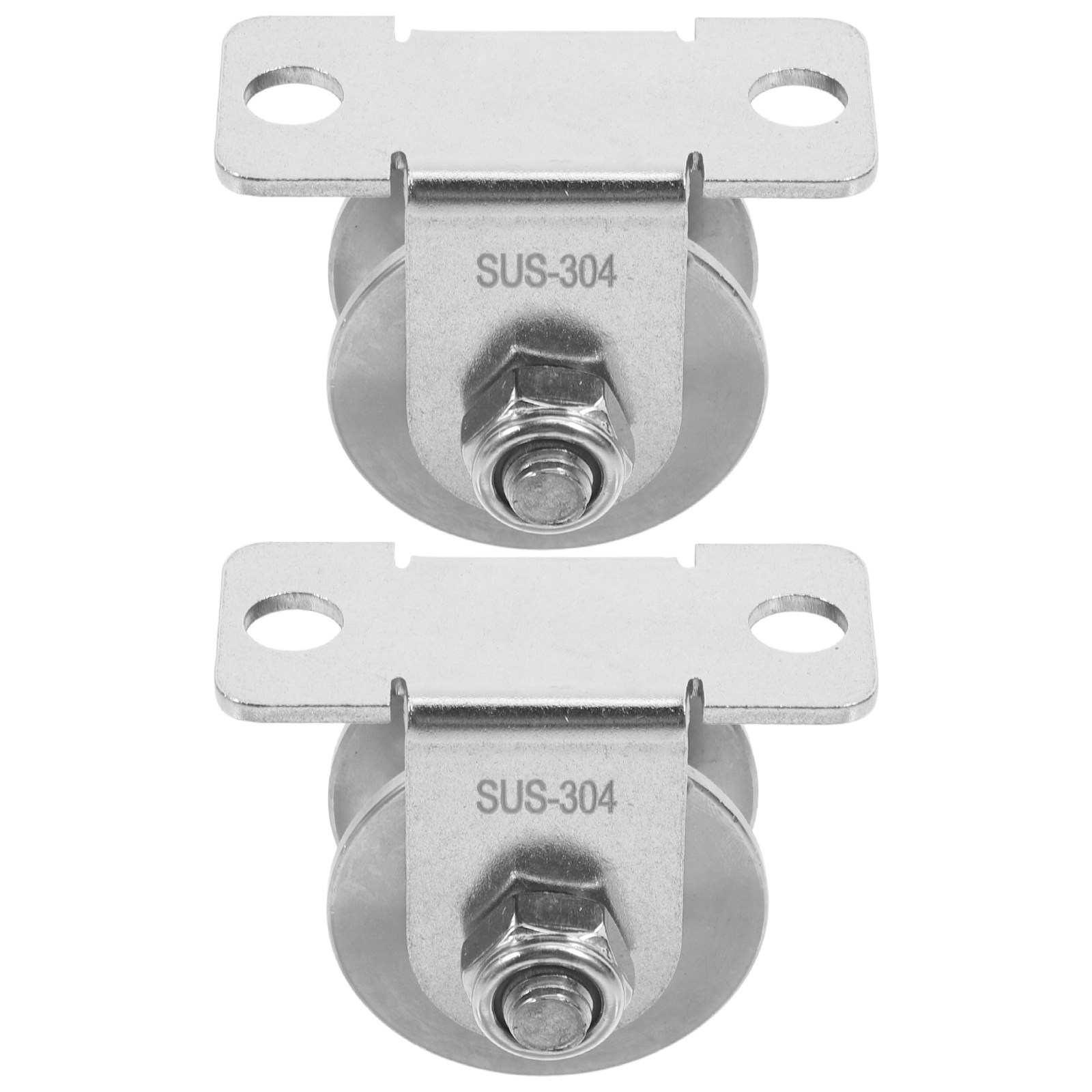 2 Piezas de Polea de Acero Ino - Cable Pulley System reseña y precio