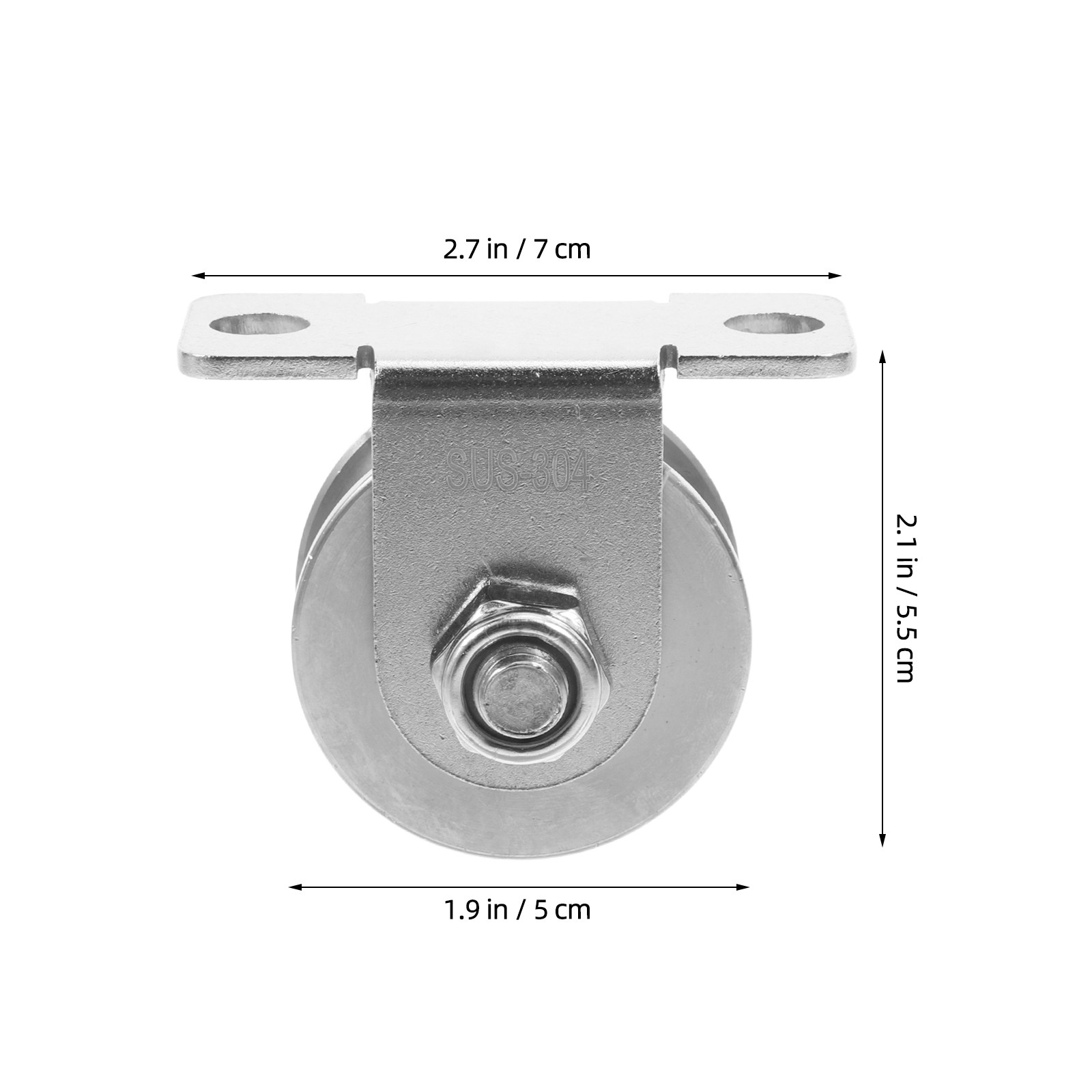 2 Piezas de Polea de Acero Ino - Cable Pulley System reseña y precio