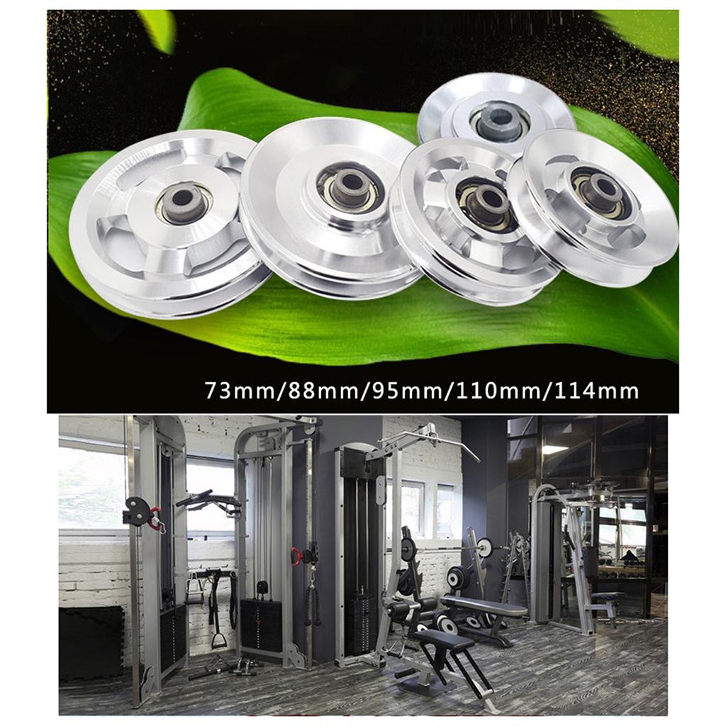 Rueda de aluminio resistente a - Home Gym Diy Pulley System reseña y precio