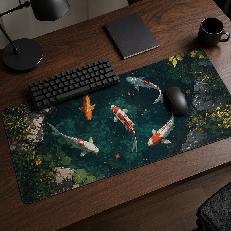Alfombrilla de ratón Dark Koi  - Home Gym Xxl reseña y precio