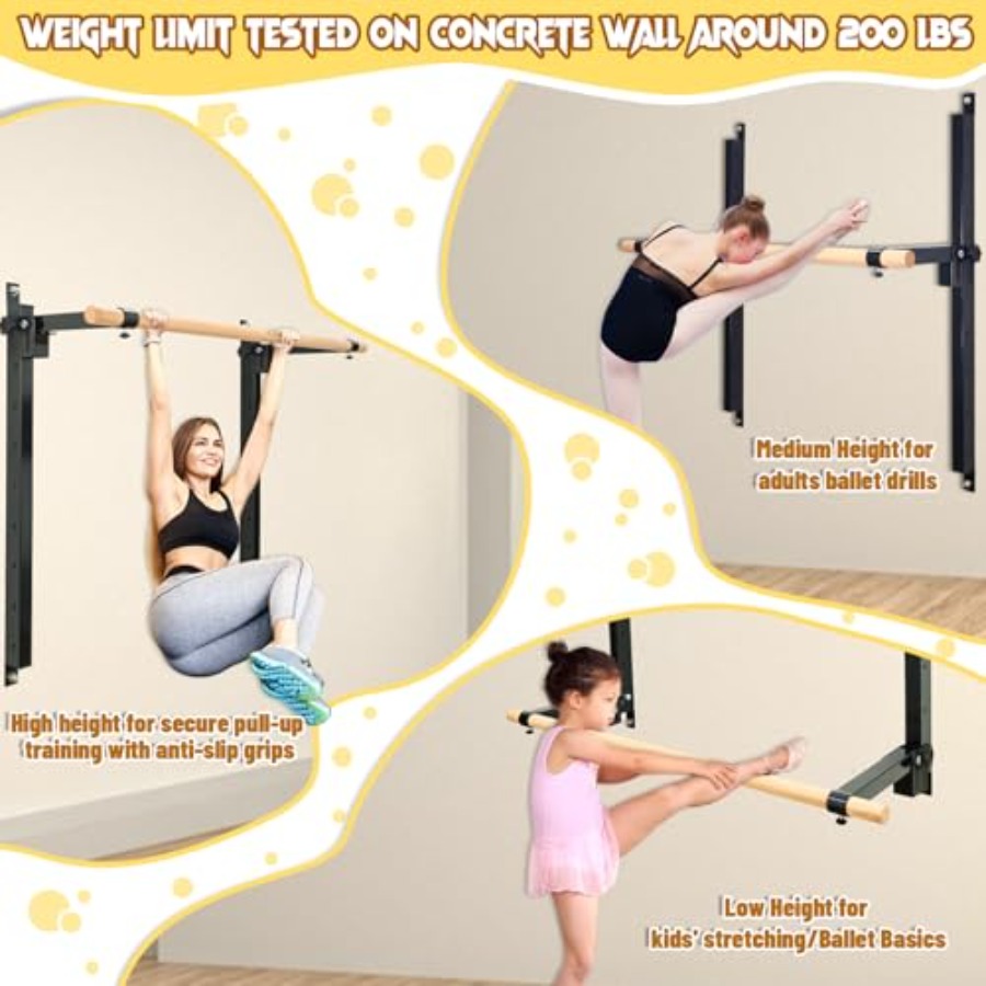 Barra de Ballet para Montar en - Home Gym Foldable reseña y precio