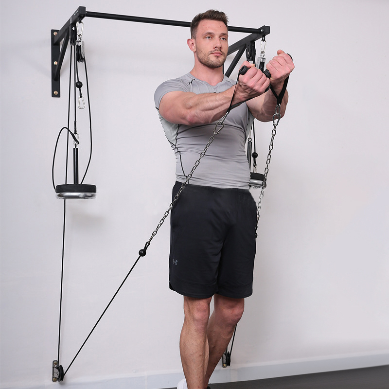 Sistema de máquina de Cable de - Home Gym Diy Pulley System reseña y precio