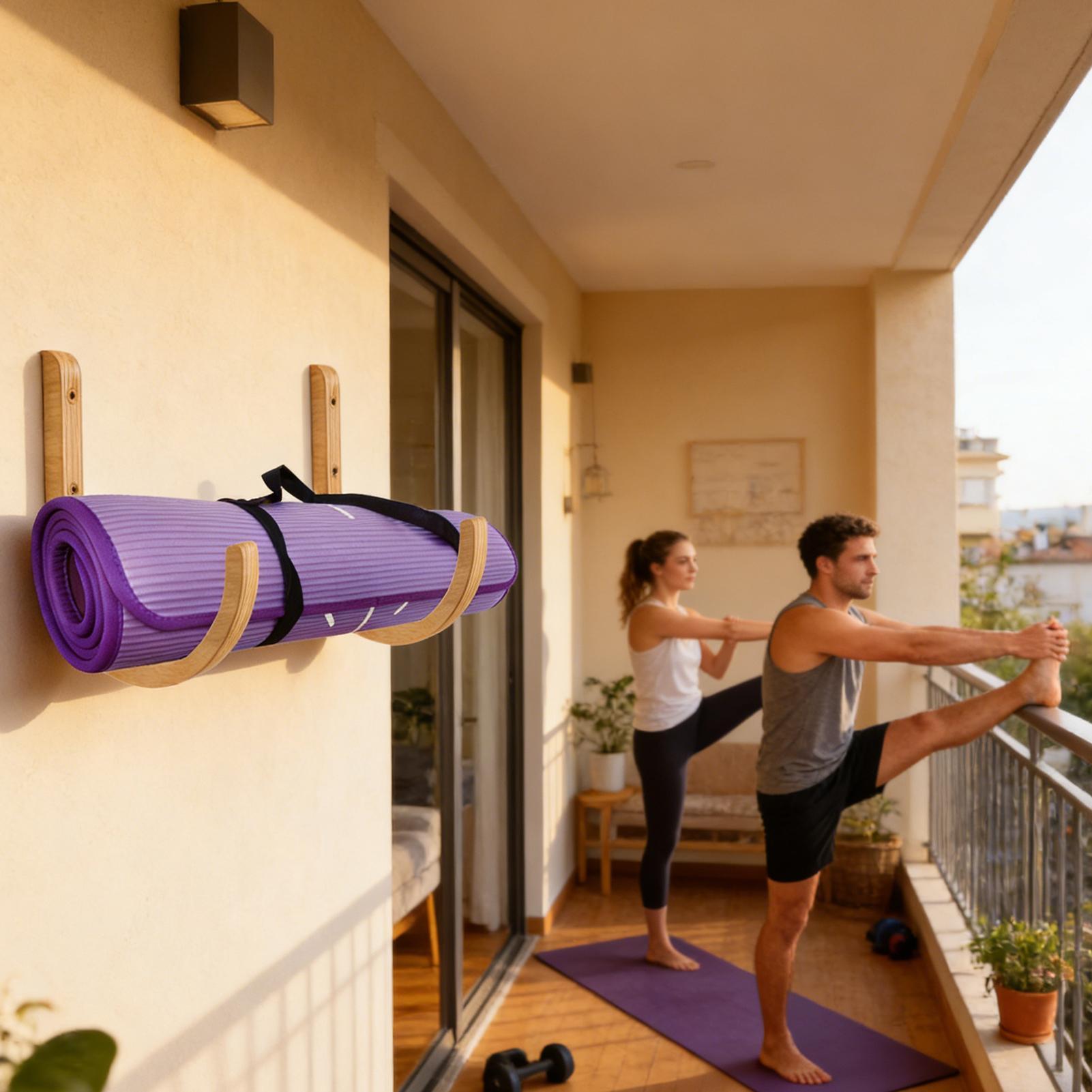 Organizador de colchonetas de  - Home Gym Yoga Storage reseña y precio