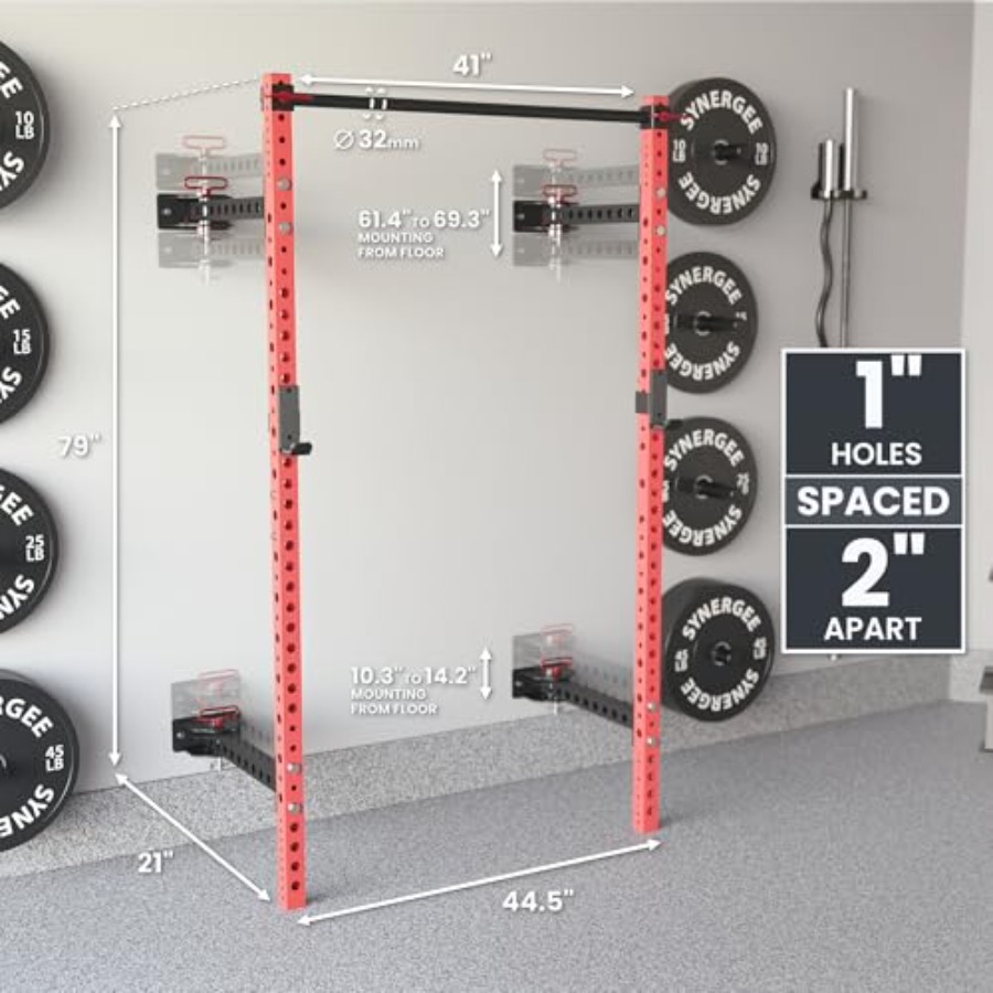 Serie 2200: Jaula de potencia  - Squat Rack Power reseña y precio