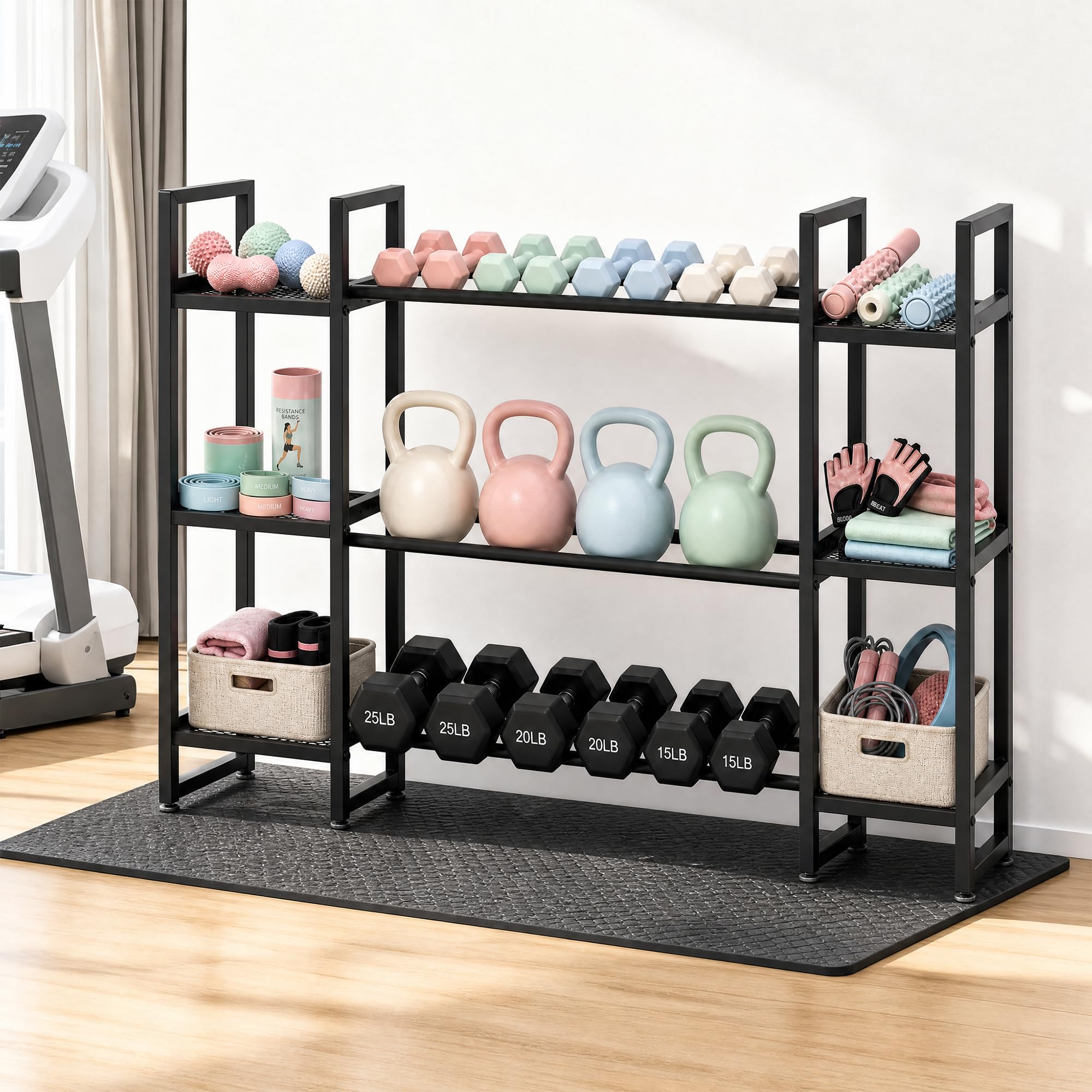 Soporte para Mancuernas de 3 N - Home Gym Youtube reseña y precio