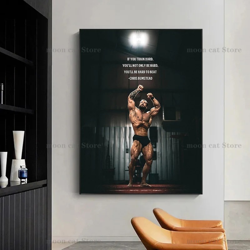 Chris Bumstead-Póster de citas - Home Gym Quotes reseña y precio
