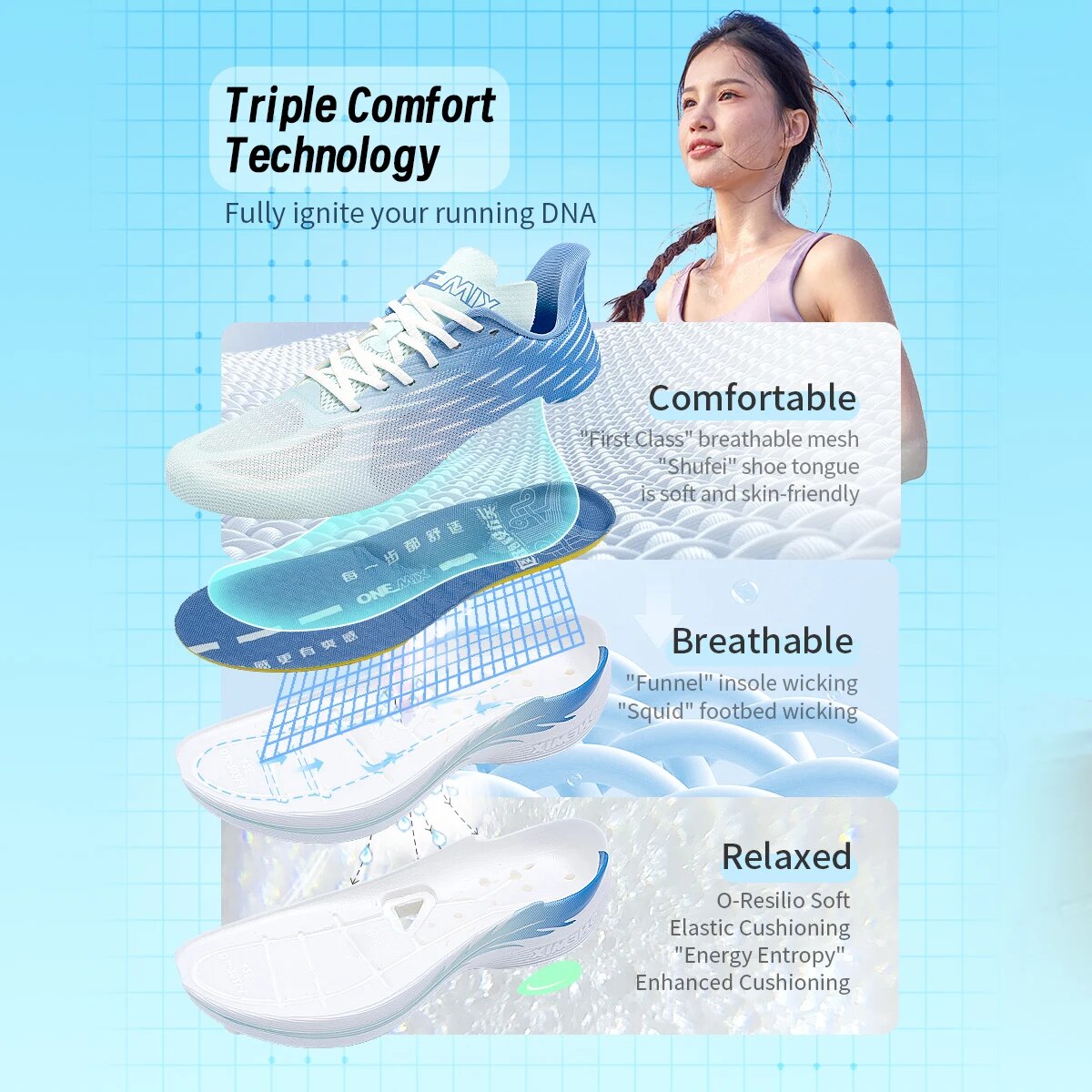 Zapatillas de running transpir - Speed Parachute Sprint reseña y precio