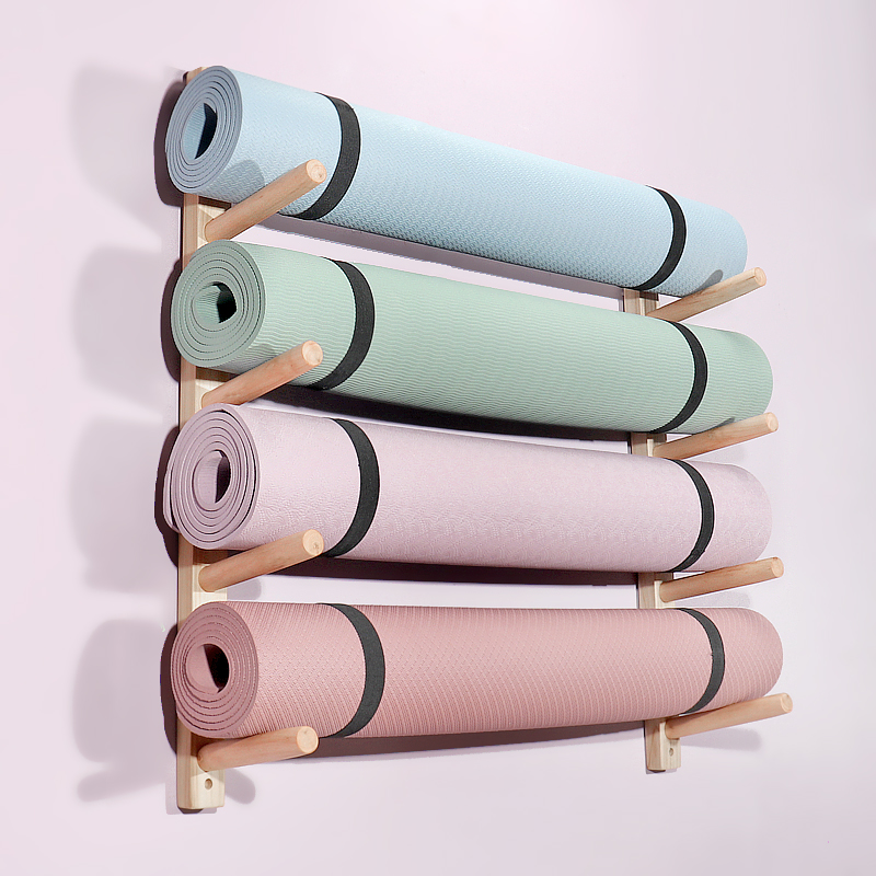 Soporte de madera para esteril - Home Gym Yoga Storage reseña y precio