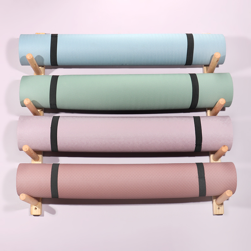 Soporte de madera para esteril - Home Gym Yoga Storage reseña y precio