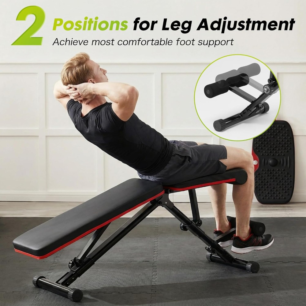Banco de pesas ajustable para  - Home Gym Foldable reseña y precio