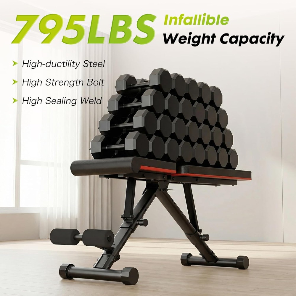 Banco de pesas ajustable para  - Home Gym Foldable reseña y precio