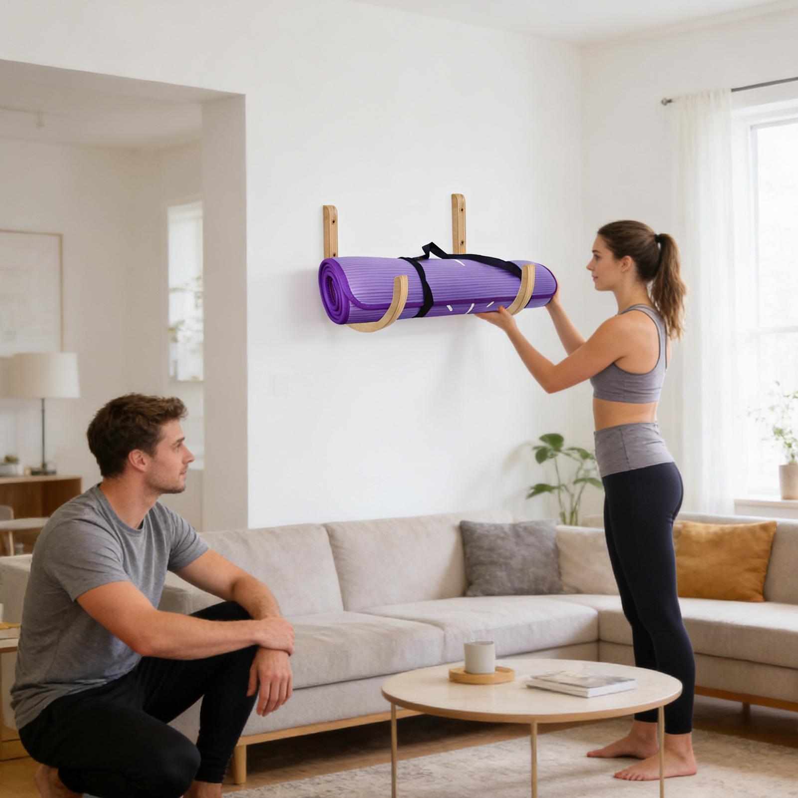 Soporte para Esterilla de Yoga - Home Gym Yoga Storage reseña y precio
