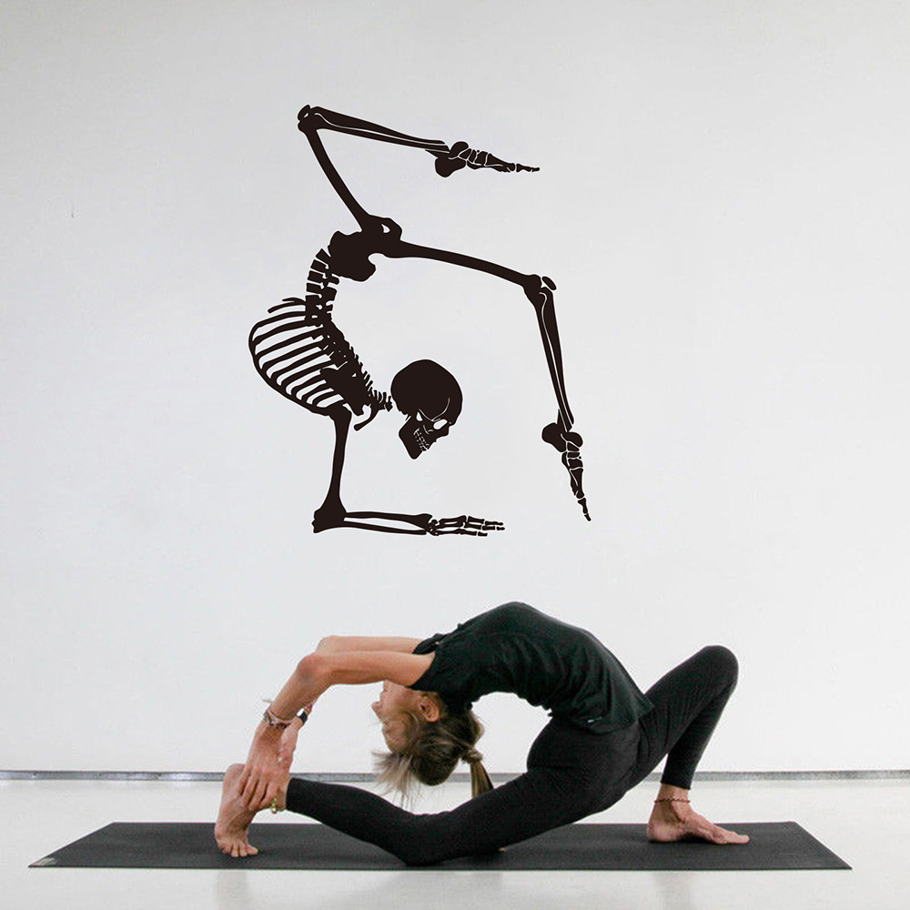 Calcomanía de pared de esquele - Home Gym Furniture reseña y precio