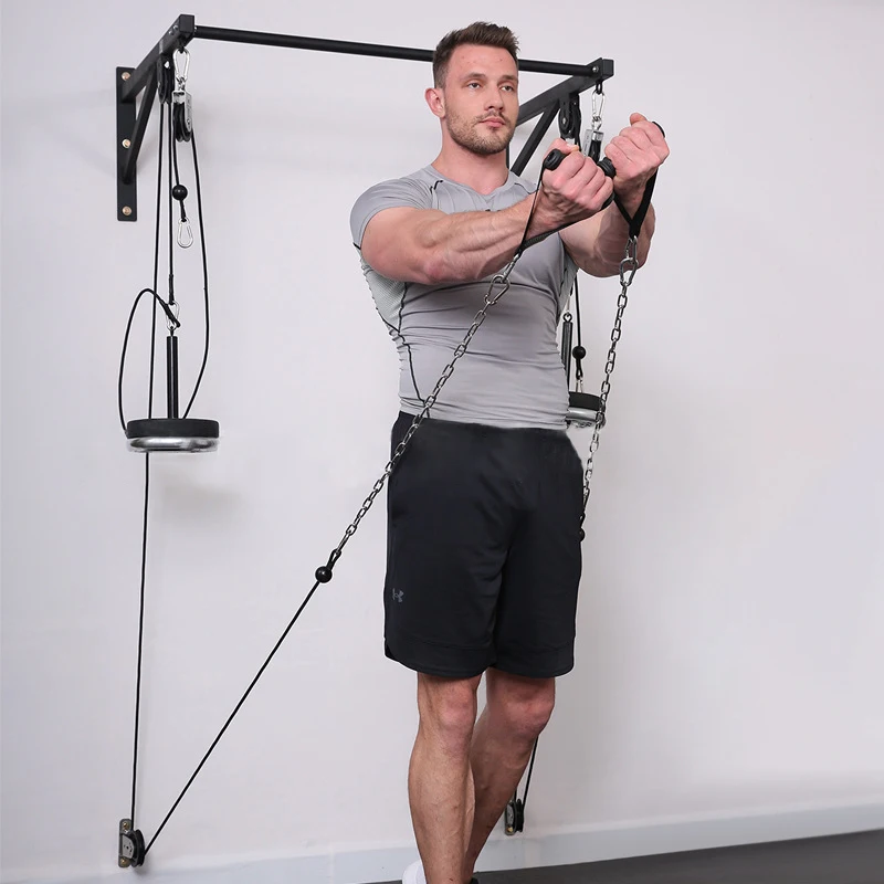 Sistema de máquina de Cable de - Home Gym Diy Pulley System reseña y precio