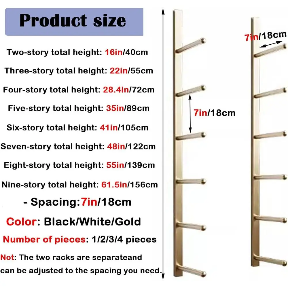 Soporte Metálico de Pared para - Home Gym Yoga Storage reseña y precio