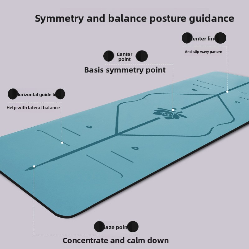Alfombrilla de yoga de goma PU - Gymnastics Mat Thick reseña y precio