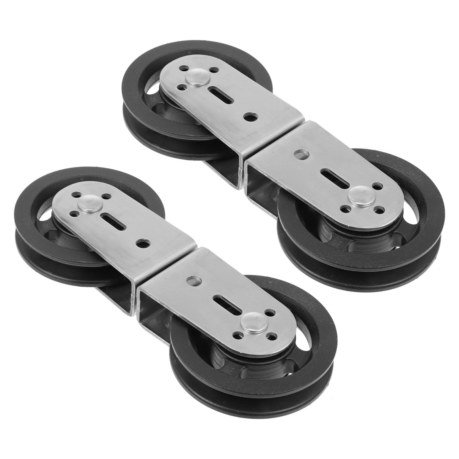 2 Piezas de Polea Doble de Plá - Home Gym Diy Pulley System reseña y precio