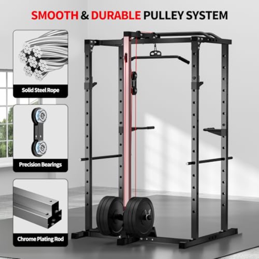 Rack de potencia para gimnasio - Squat Rack Power reseña y precio