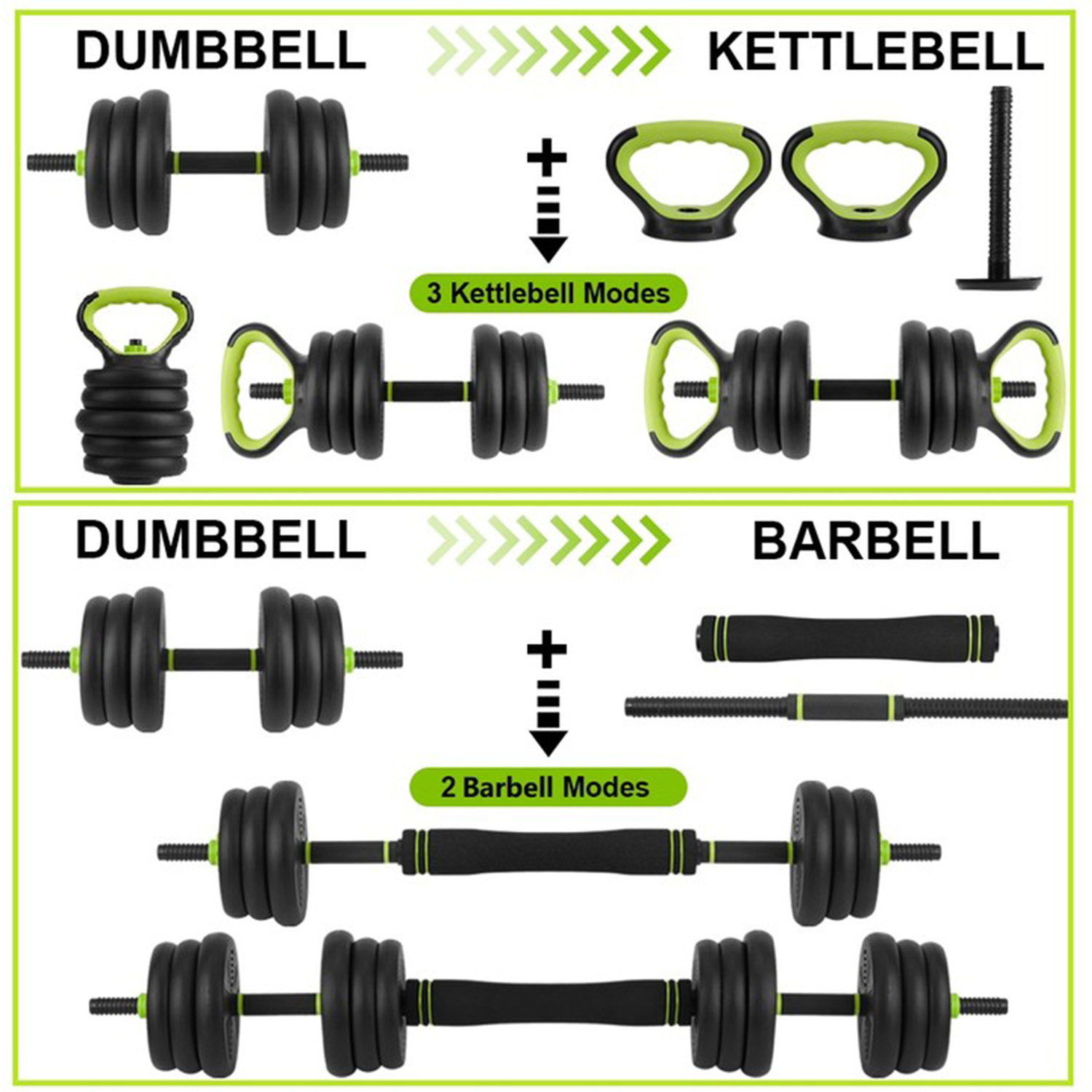 Juego de Mancuernas Ajustables - Home Gym Outfit reseña y precio