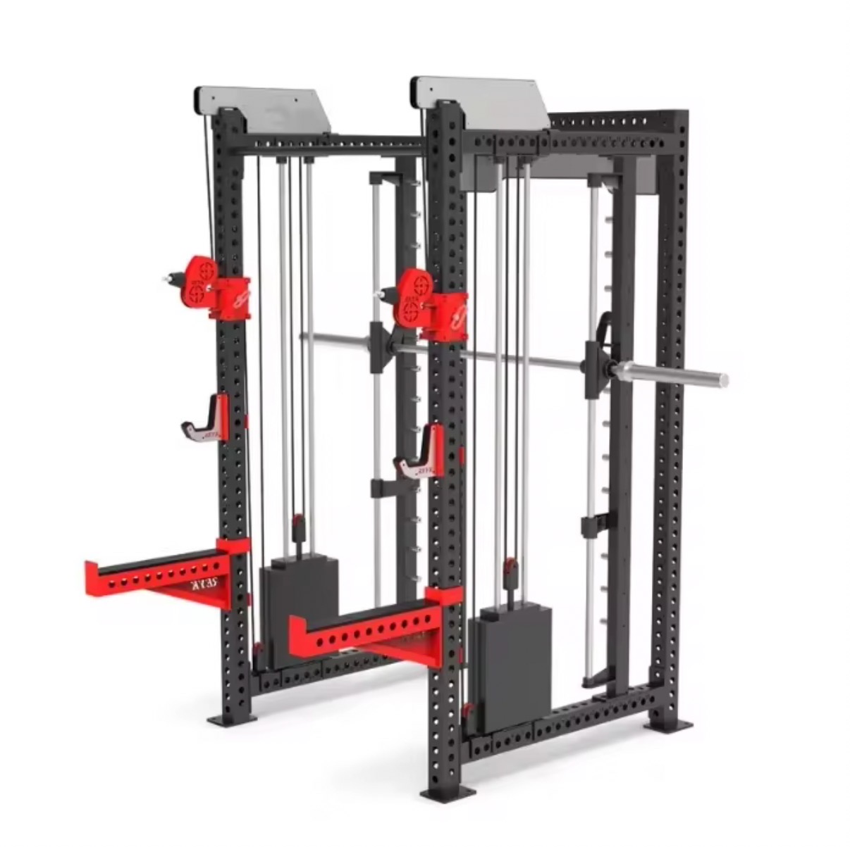 Máquina de Gimnasio Multifunci - Squat Rack Power reseña y precio