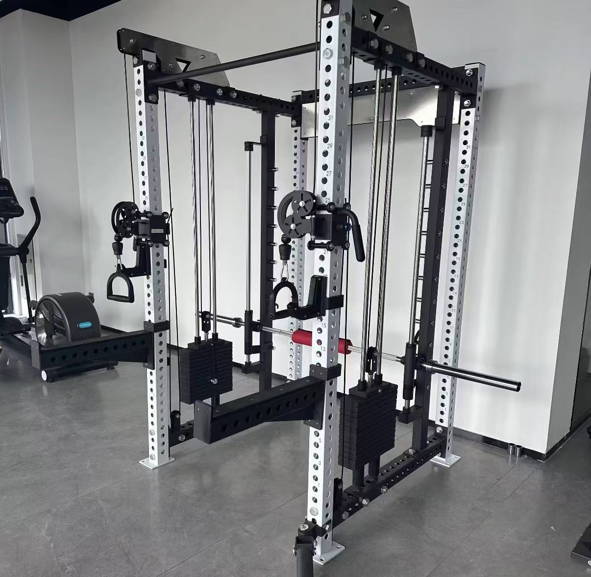 Máquina de Gimnasio Multifunci - Squat Rack Power reseña y precio