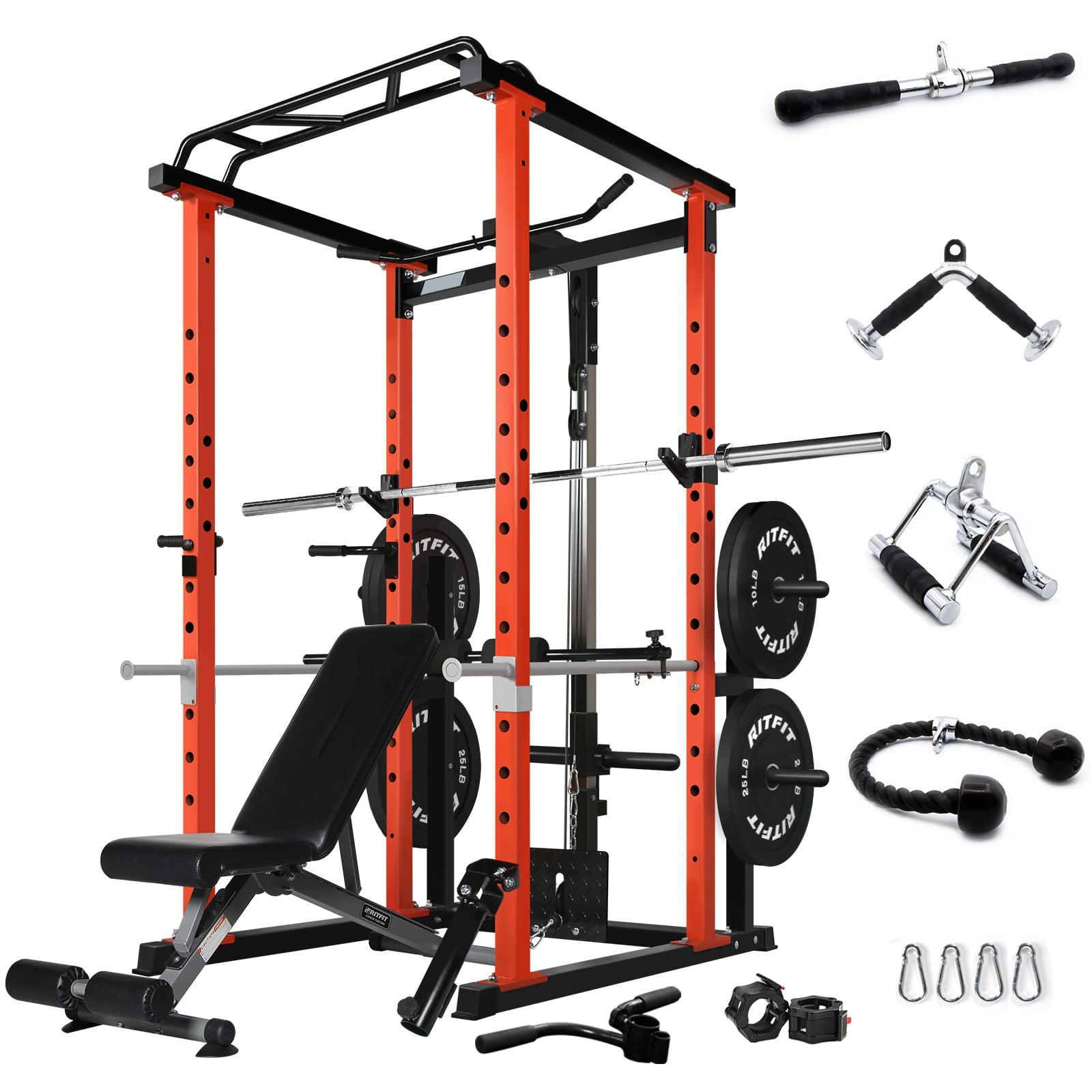 Jaula de potencia multifunción - Squat Rack Power reseña y precio