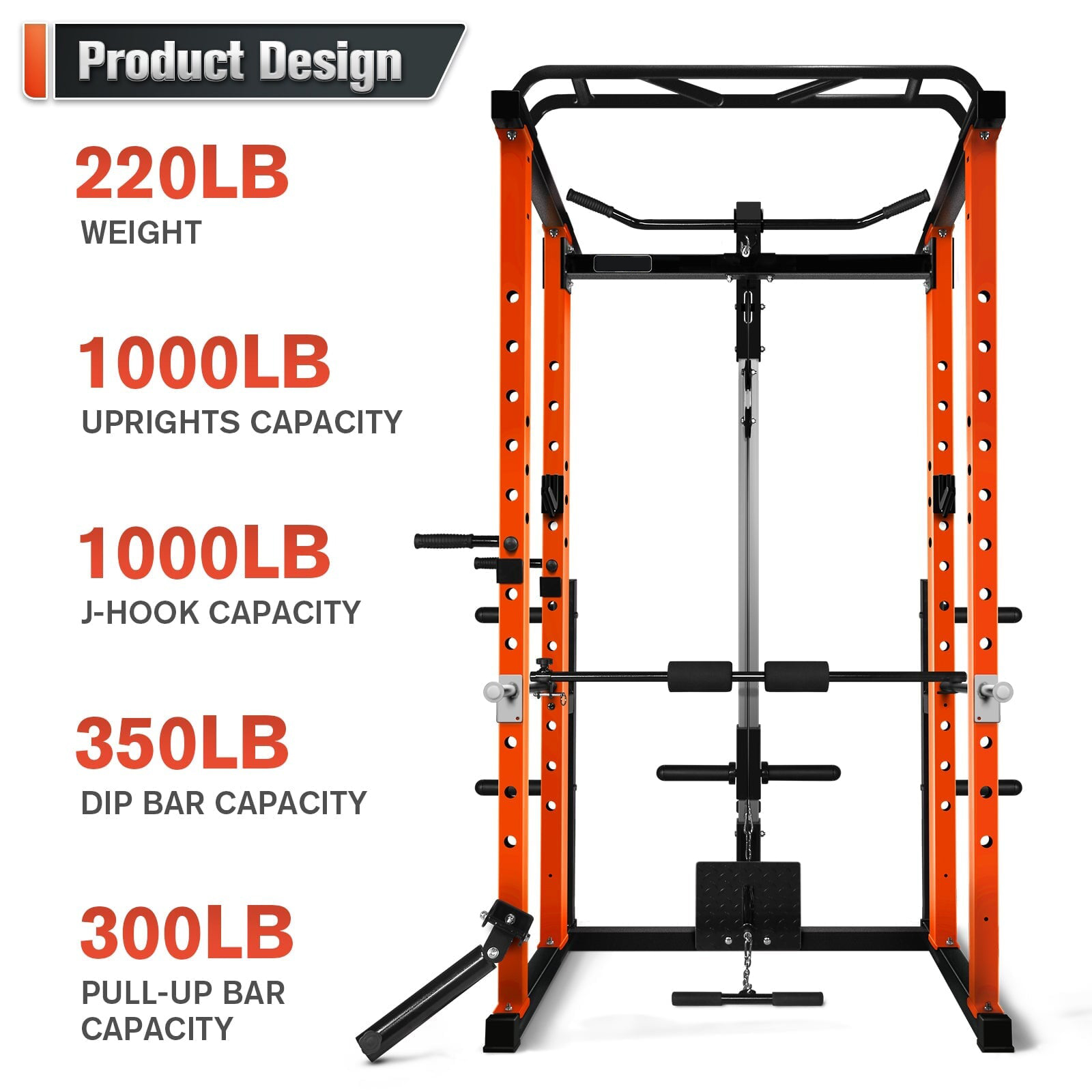 Jaula de potencia multifunción - Squat Rack Power reseña y precio