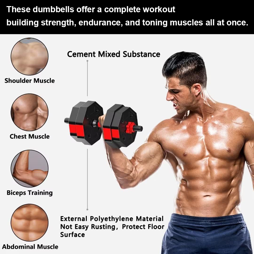 Juego de ejercicios con mancue - Home Gym Outfit reseña y precio