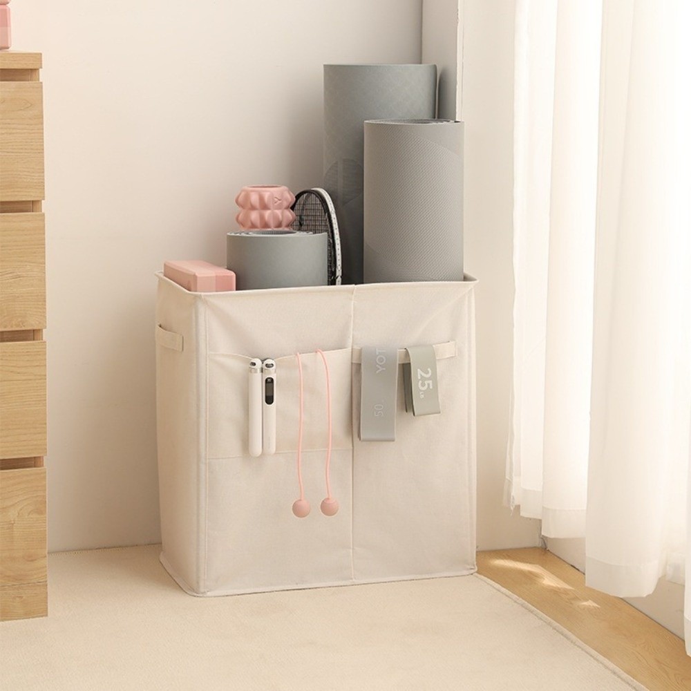 Cestas de almacenamiento plega - Home Gym Yoga Storage reseña y precio