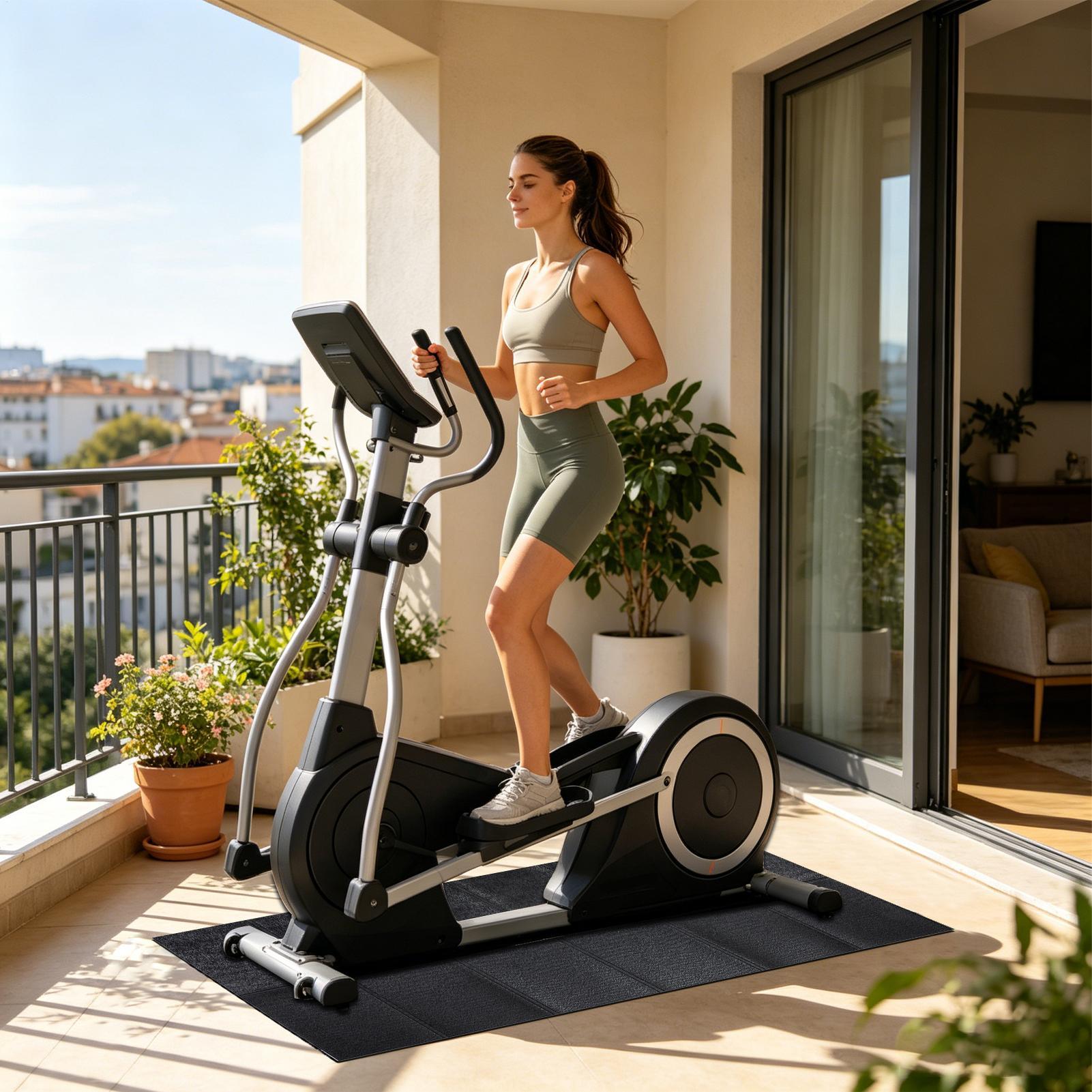 Alfombrilla para cinta de corr - Home Gym Foldable reseña y precio