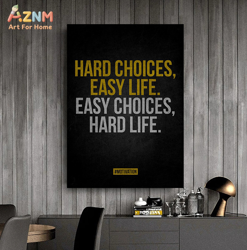 AZNM - Lienzo decorativo con c - Home Gym Quotes reseña y precio