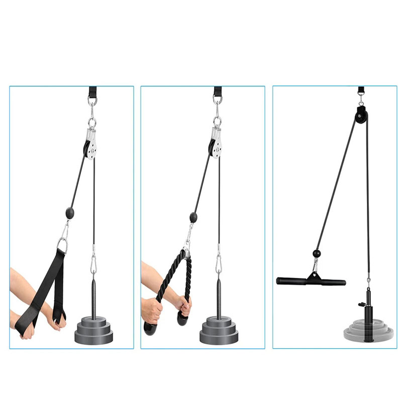 Sistema de polea de Cable de g - Home Gym Diy Pulley System reseña y precio
