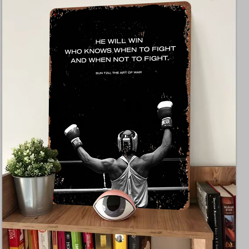 Sun Tzu cita boxeo temático Me - Home Gym Quotes reseña y precio